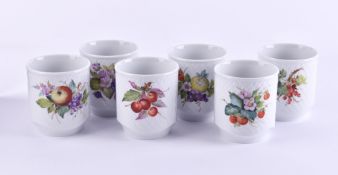 6 drinking cups Meissen