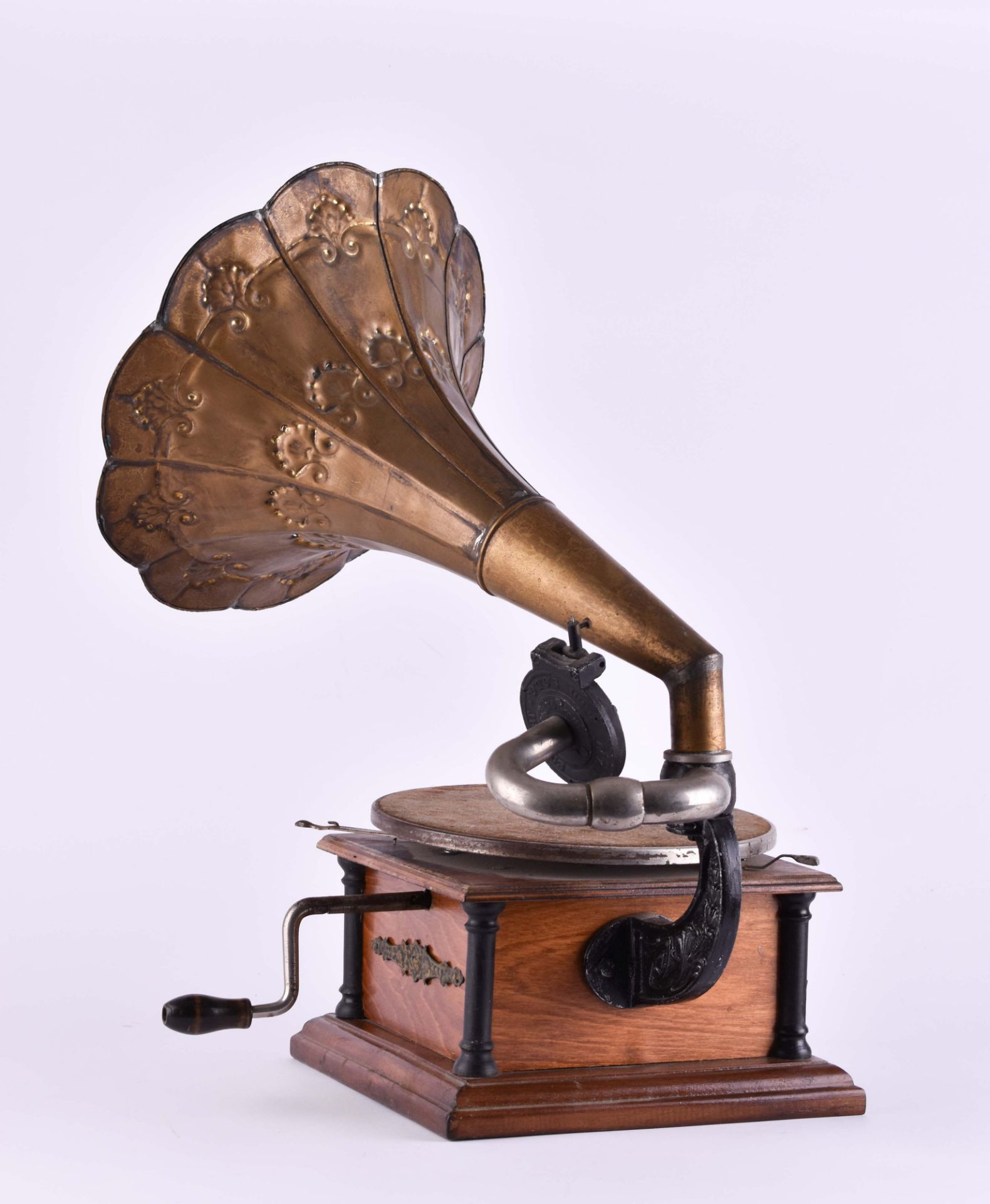 Gramophone, His Masters Voice around 1900 - Image 3 of 7