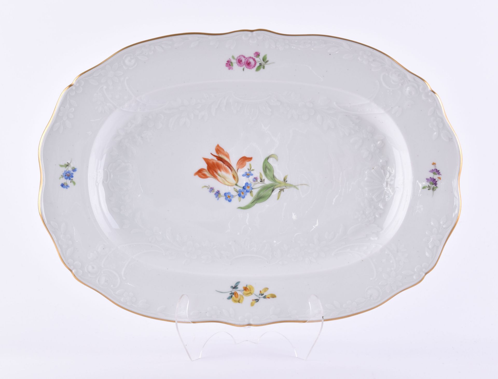 Large serving plate Meissen