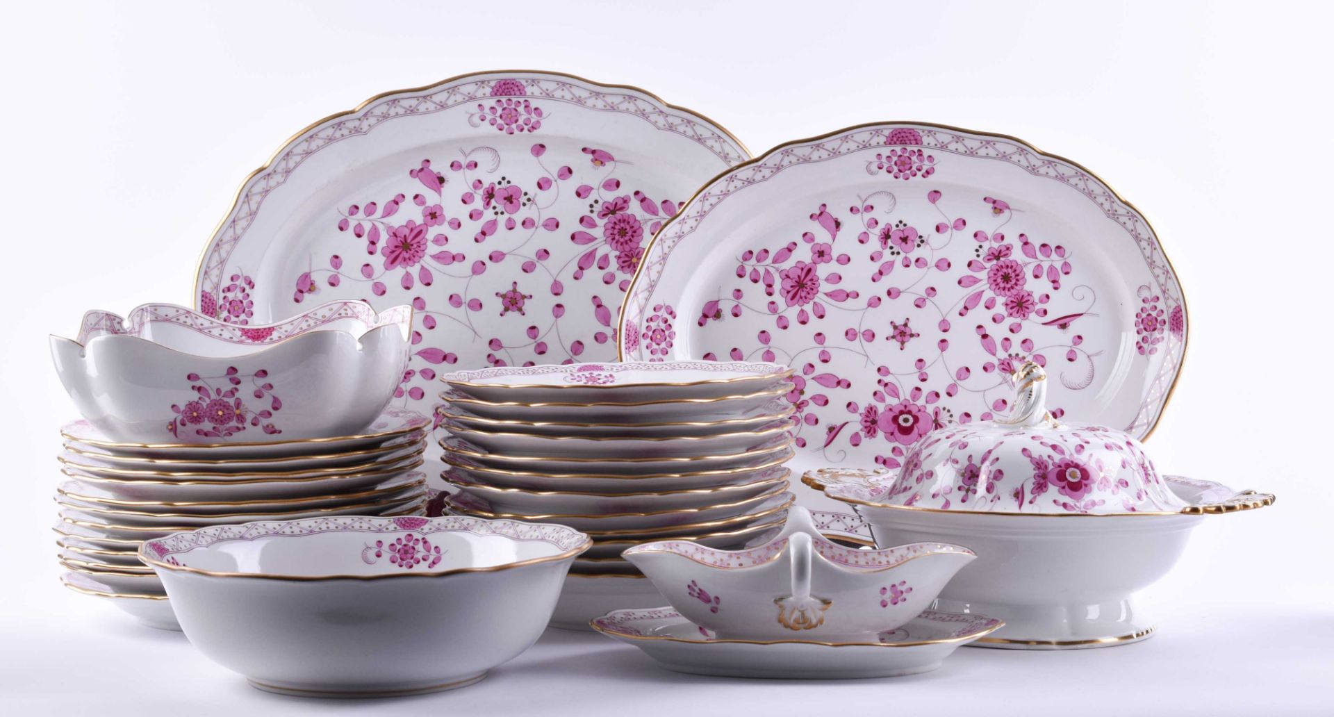 A group of porcelain dining service Meissen - Image 2 of 14