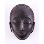 African bronze mask