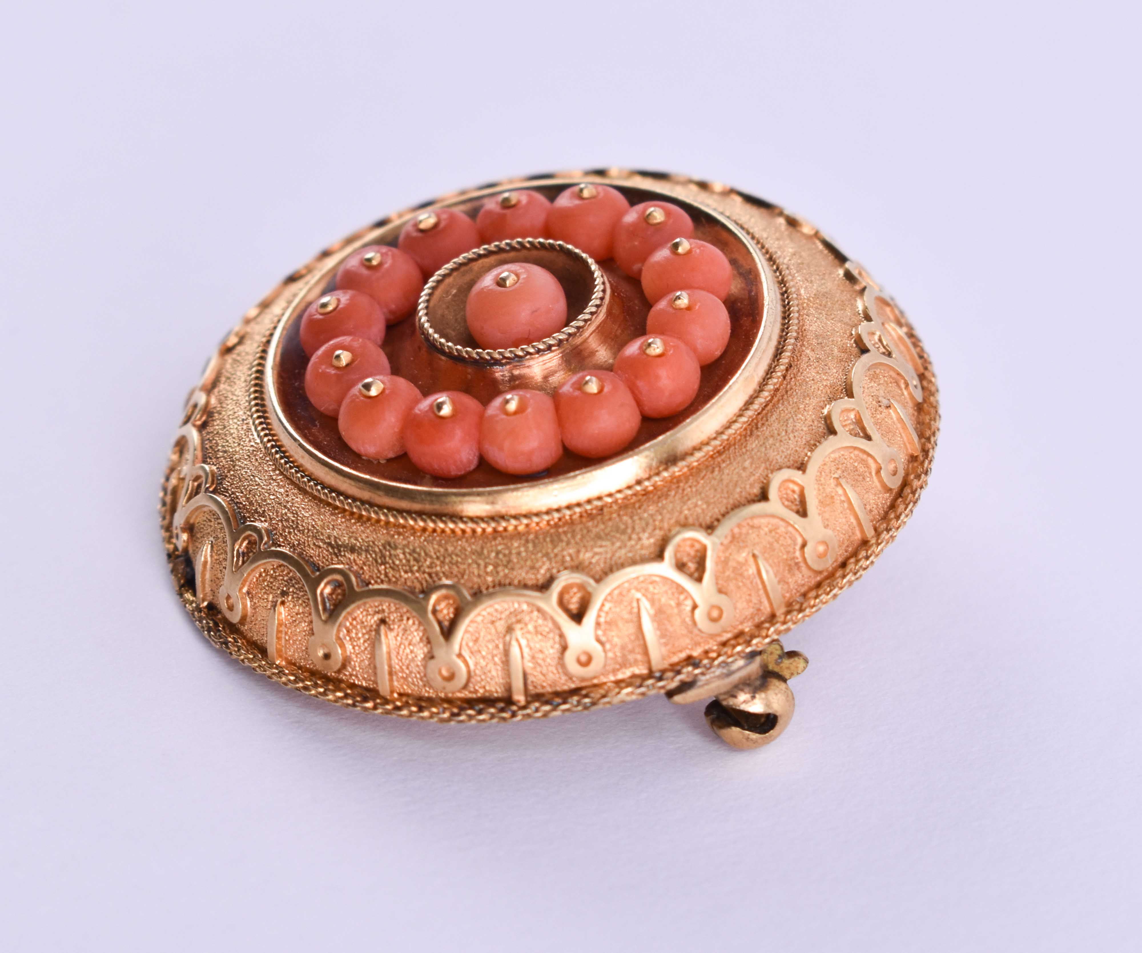 Biedermeier brooch around 1850 - Image 2 of 4