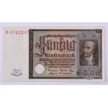 50 rentenmark German Reich 1934