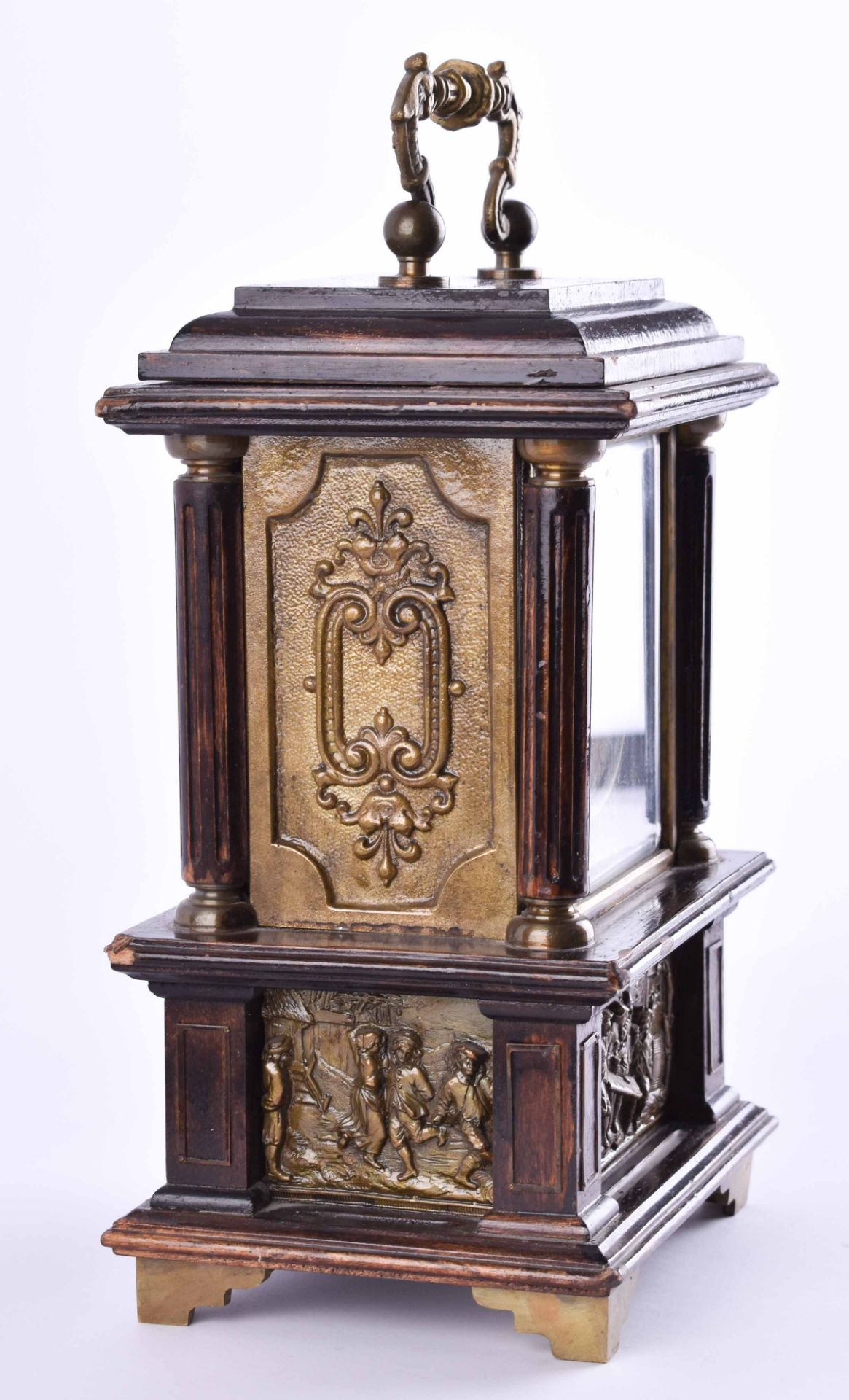 Table clock Lorenz Furtwängler & Sons around 1880 - Image 3 of 6