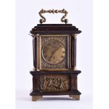 Table clock Lorenz Furtwängler & Sons around 1880
