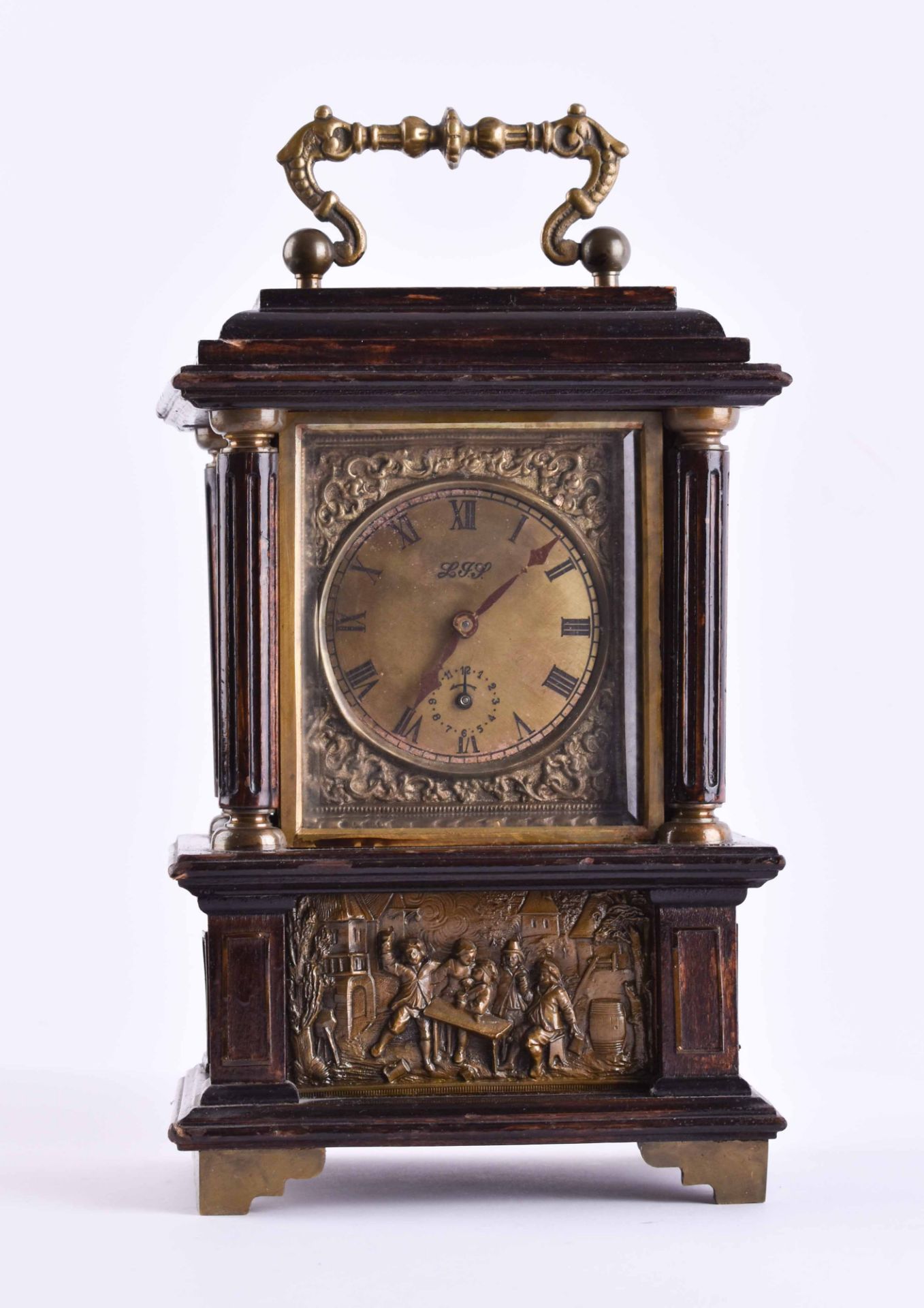 Table clock Lorenz Furtwängler & Sons around 1880