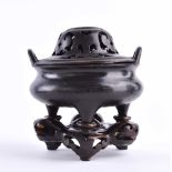 Tripod incense burner, China Ming dynasty