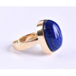 Lapis lazuli ring