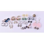 A group of Jewellery earrings / stud earrings