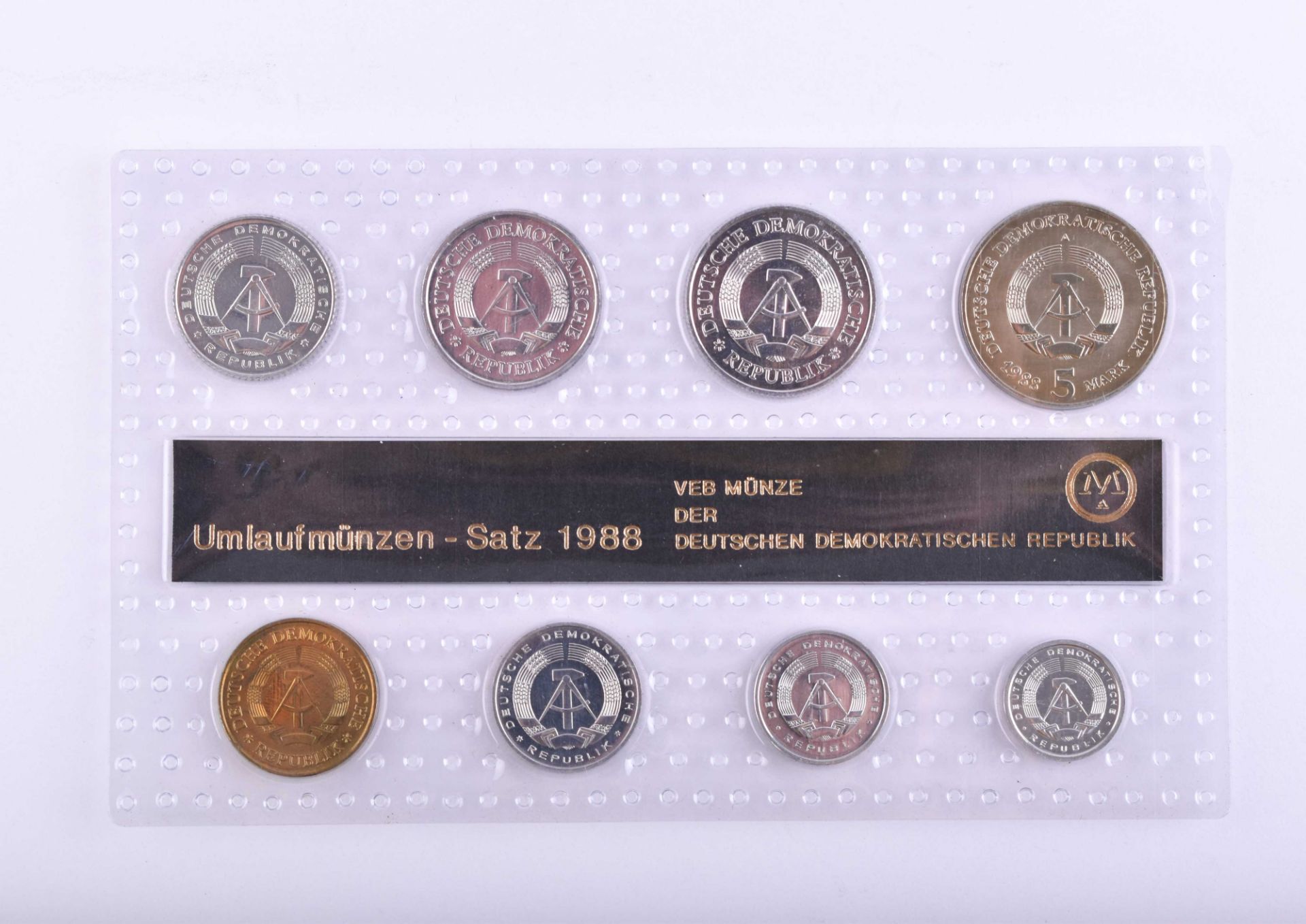 GDR coin set 1988 mint condition - Image 2 of 2