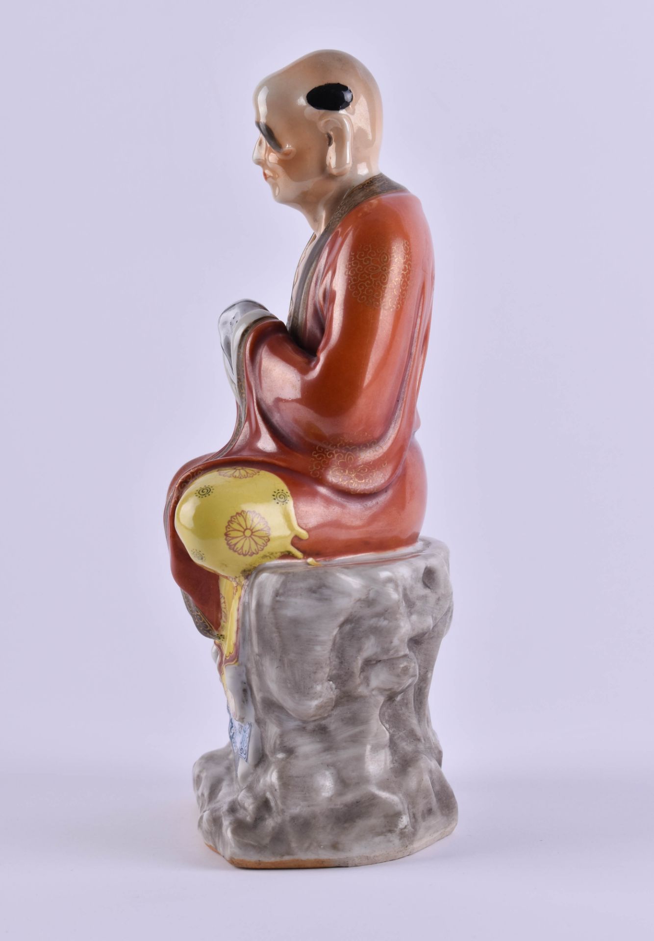 Figure of Lohan, Republic of China around 1930 - Bild 2 aus 7