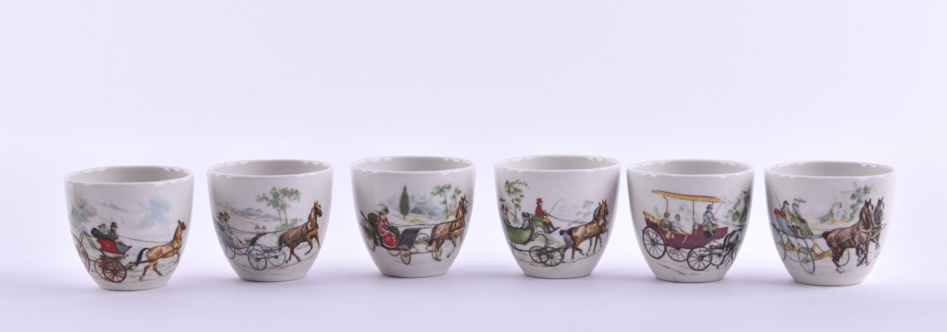 Six mugs KPM Berlin