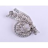 Ladies diamond brooch Cartier