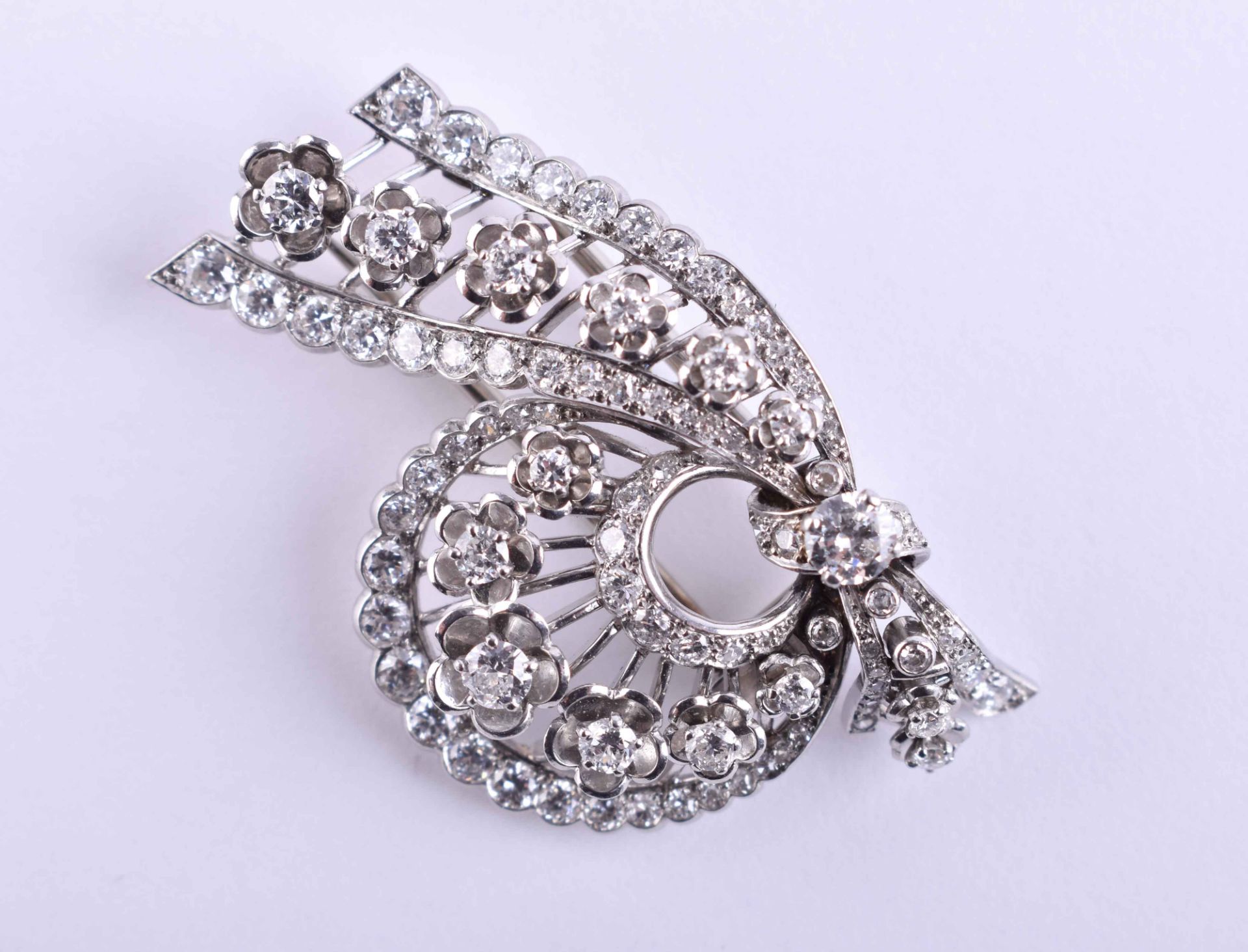 Ladies diamond brooch Cartier