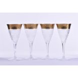 4 wine glasses Moser