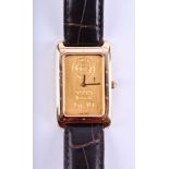 Corum gold bar men's watch Karree