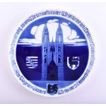 Memorial plate Meissen