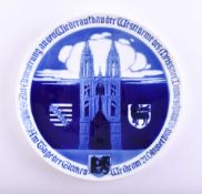 Memorial plate Meissen