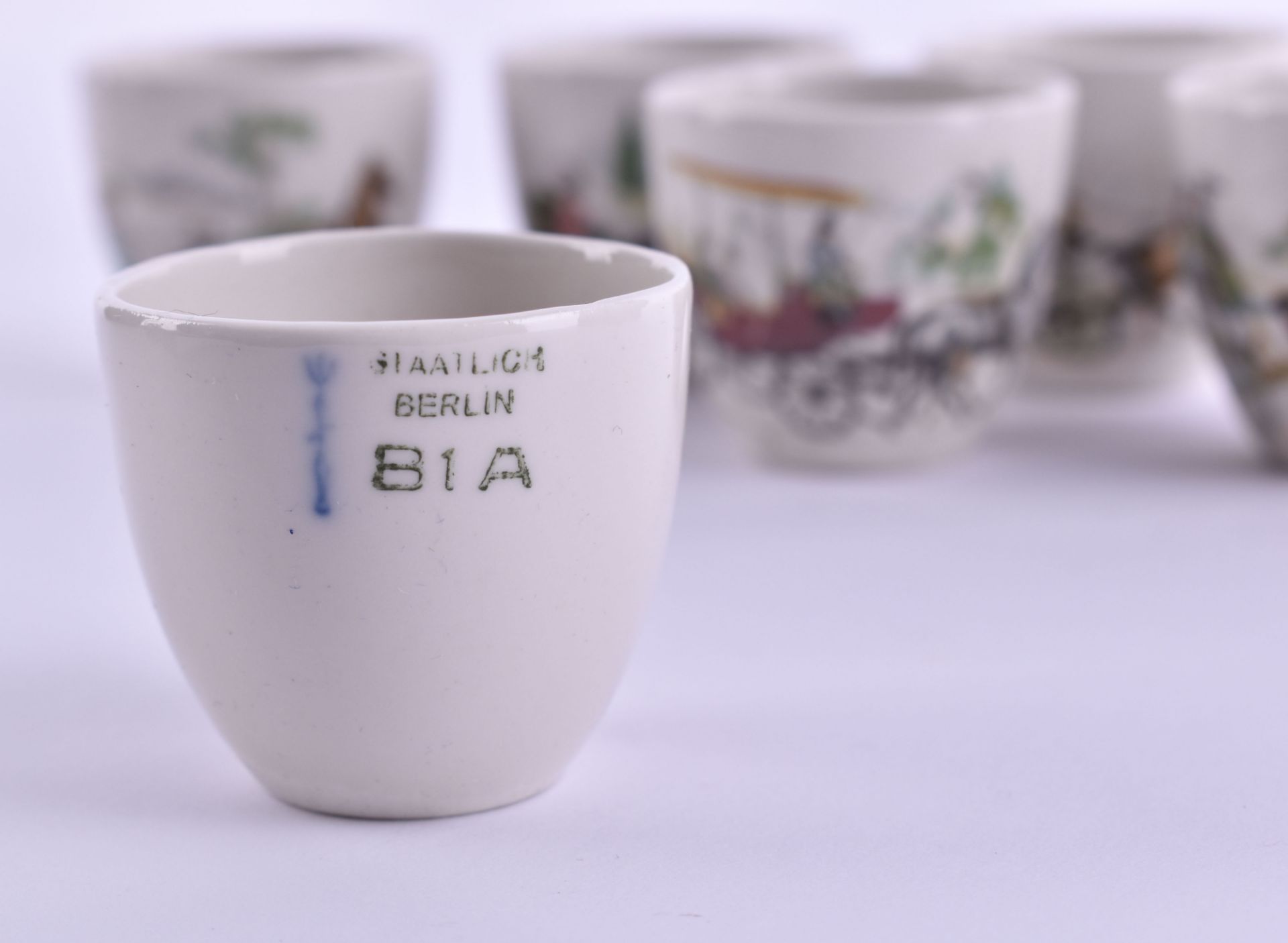 Six mugs KPM Berlin - Image 2 of 2