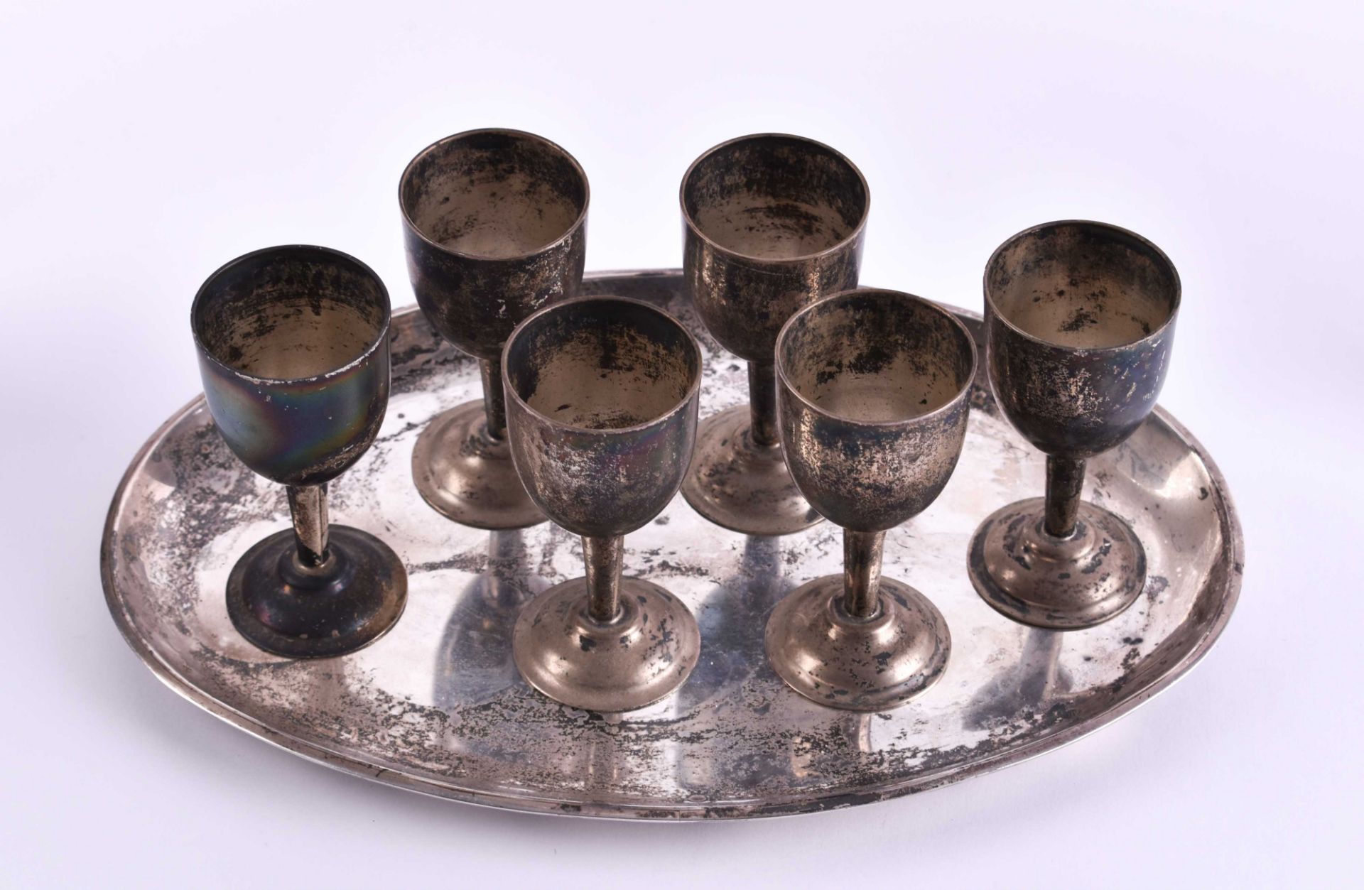 Tray with 6 liquor cups Mexico