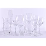 A group of glasses Rosenthal Classic Rose