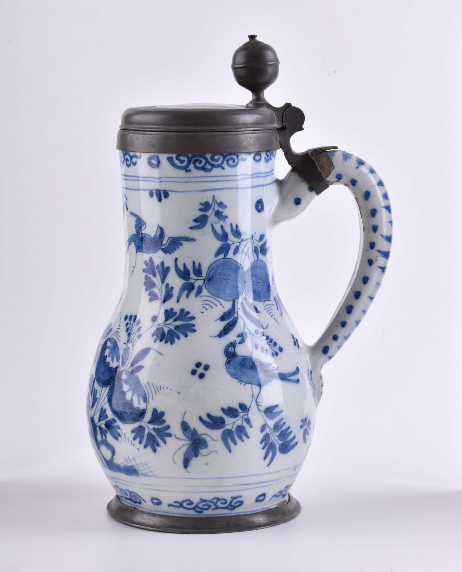 Wine jug Delft around 1800