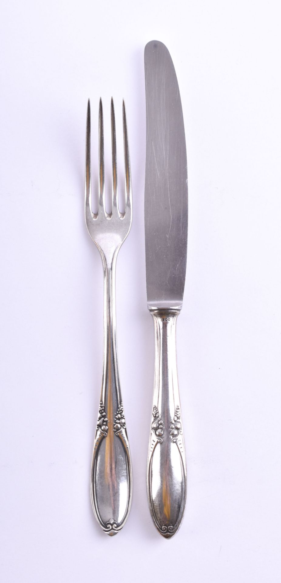 Art Nouveau silver cutlery Lutz and Weiss - Bild 2 aus 4