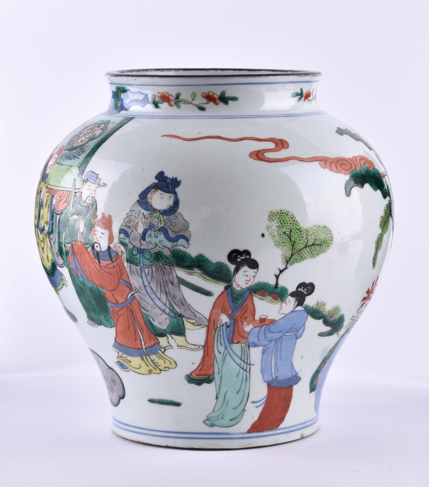 Ginger pot China Qing-period 19th century - Image 4 of 7