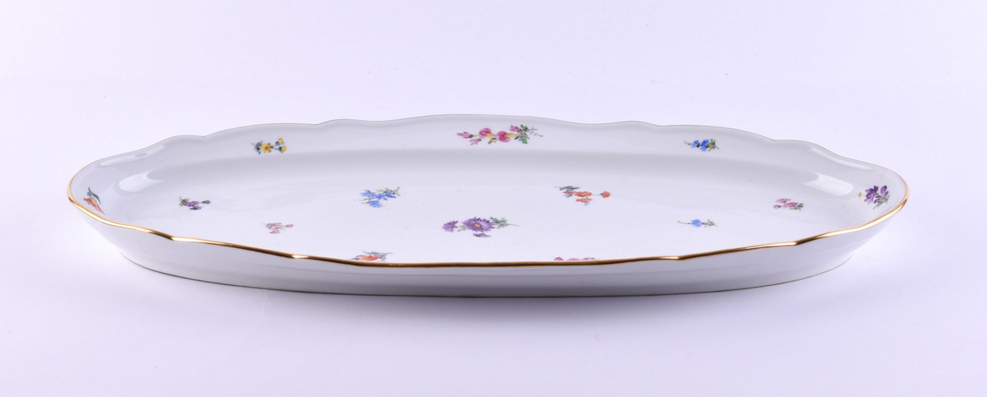 Large pike platter Meissen Knaufzeit - Image 2 of 5