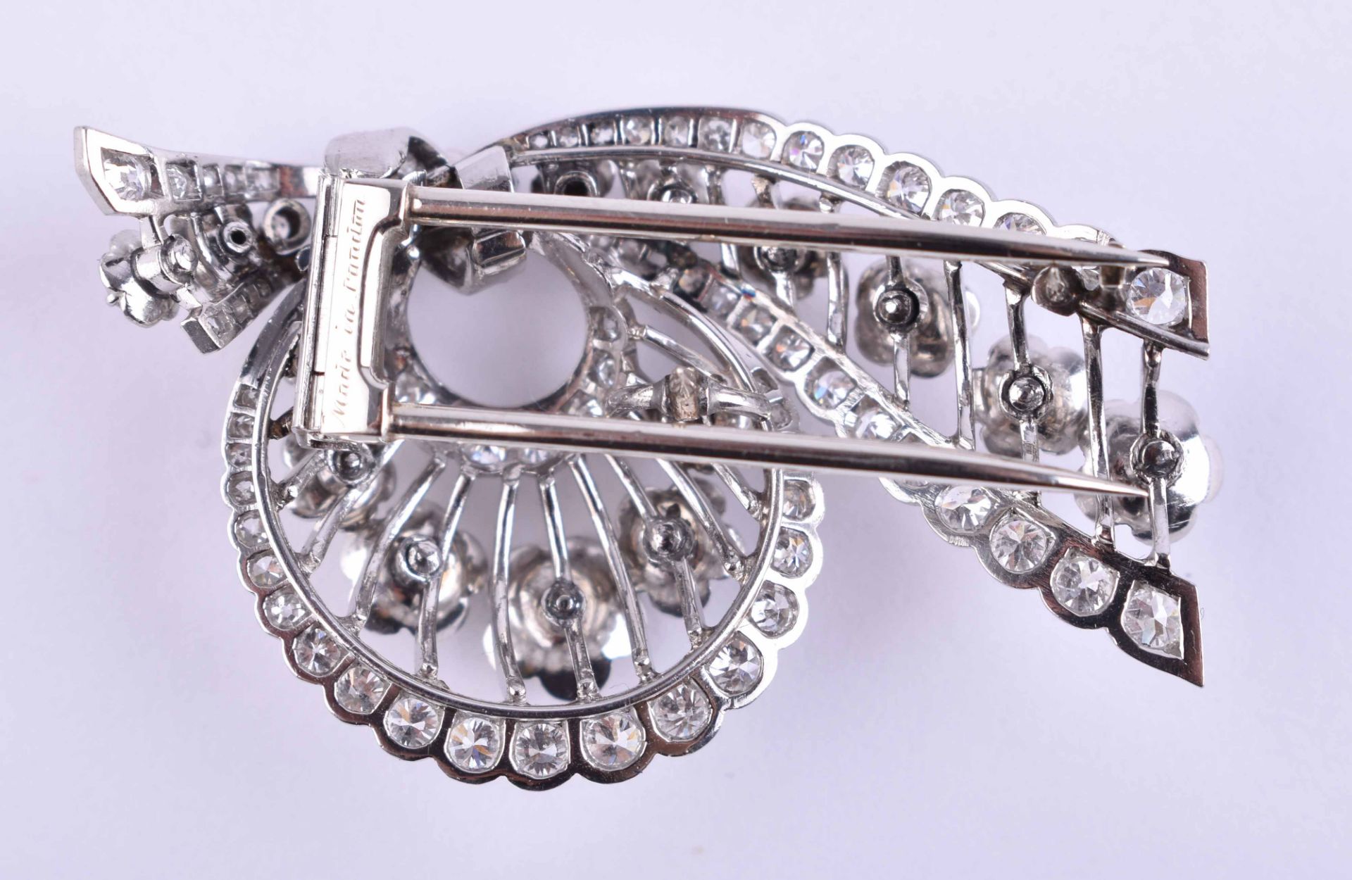 Ladies diamond brooch Cartier - Image 5 of 8