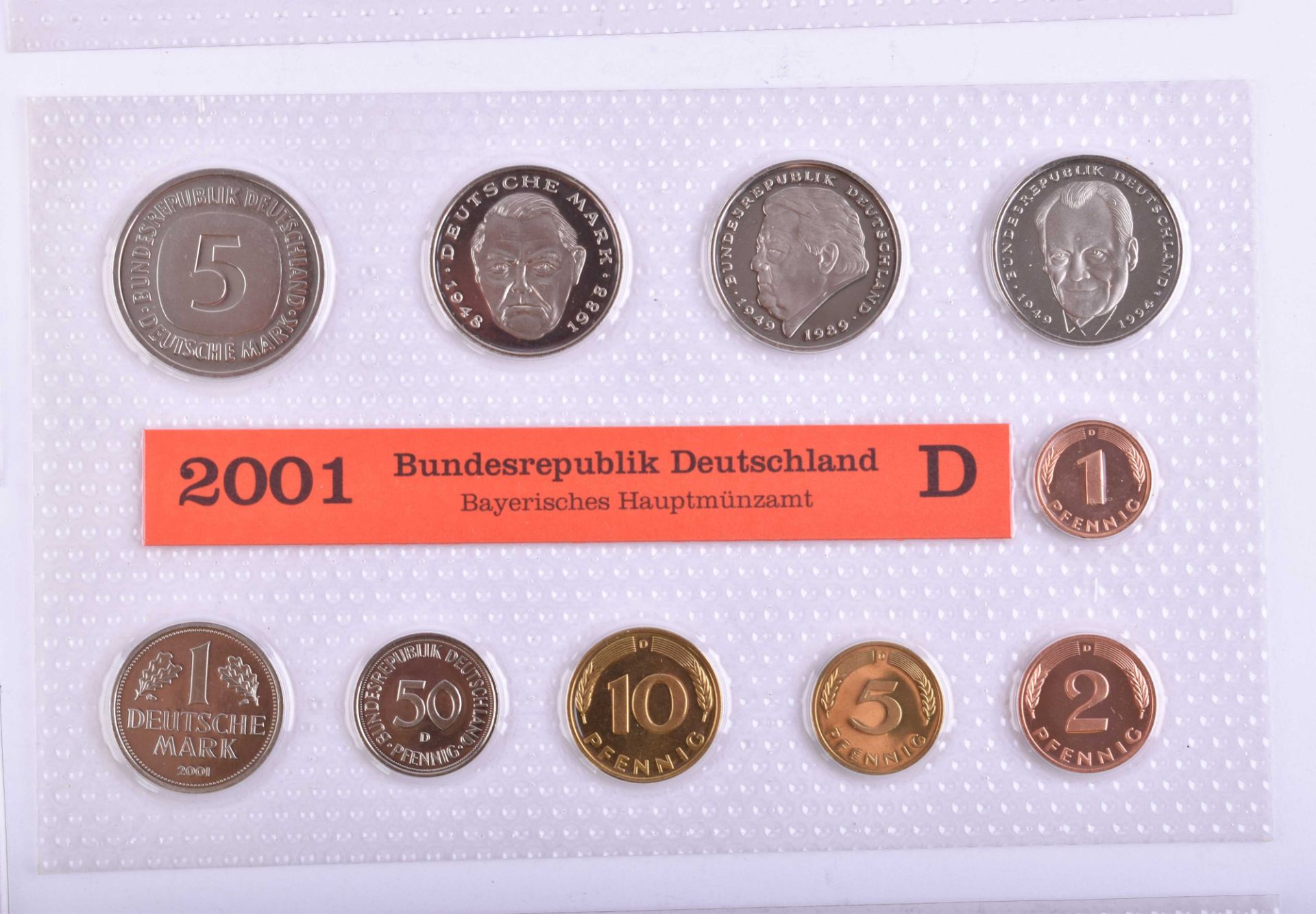 Federal Republic of Germany coin Set 2001 - Image 2 of 2