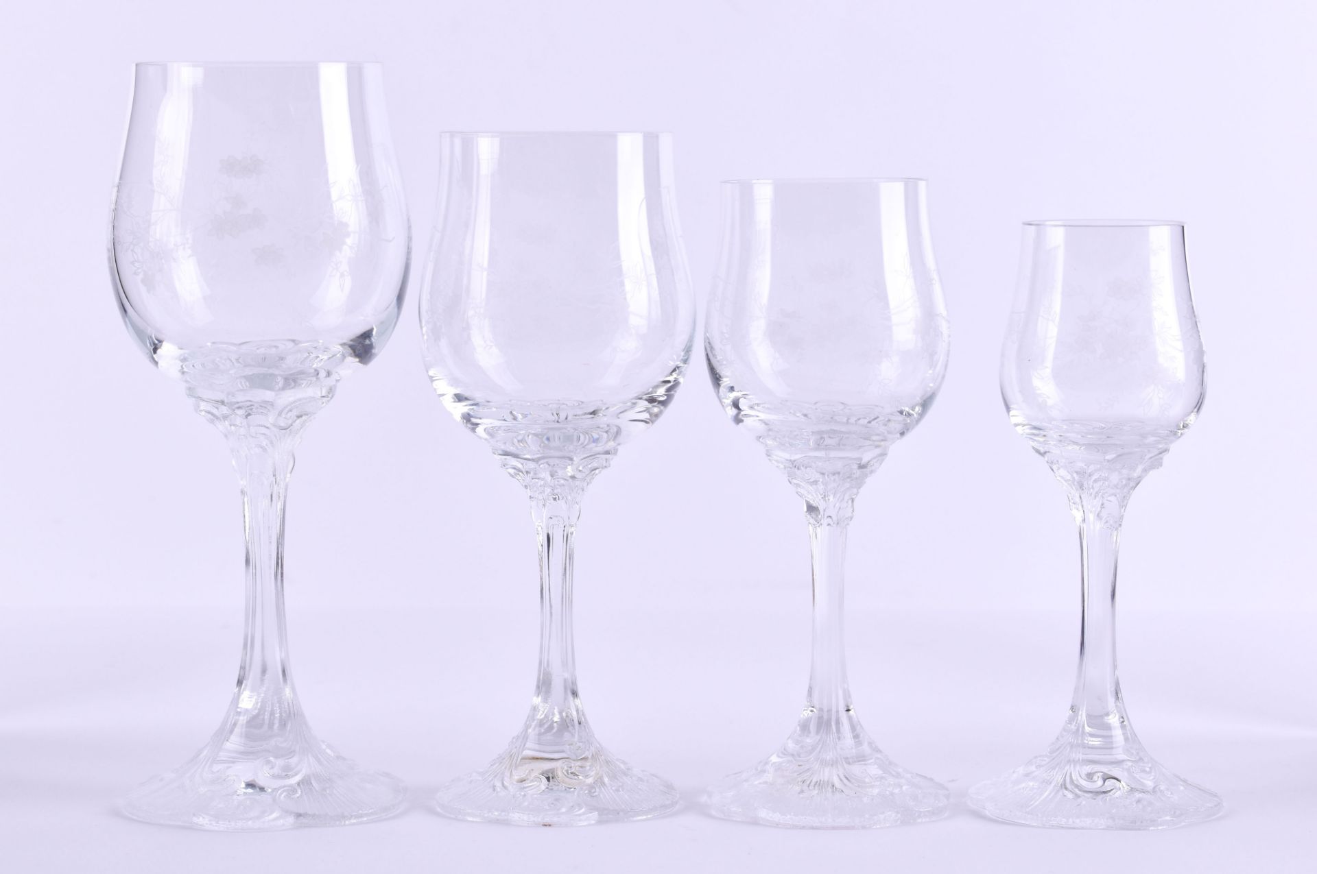 A group of glasses Rosenthal Classic Rose - Bild 3 aus 6