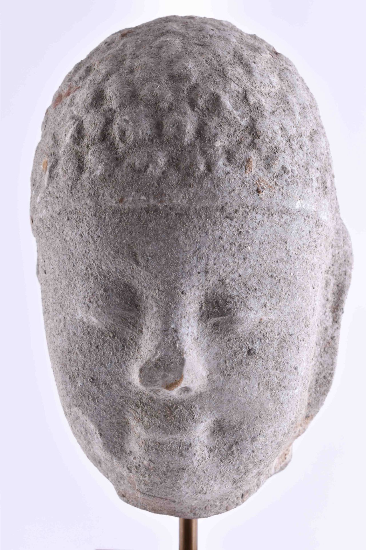 Buddha head China end of the Tang dynasty 10th century - Bild 2 aus 5