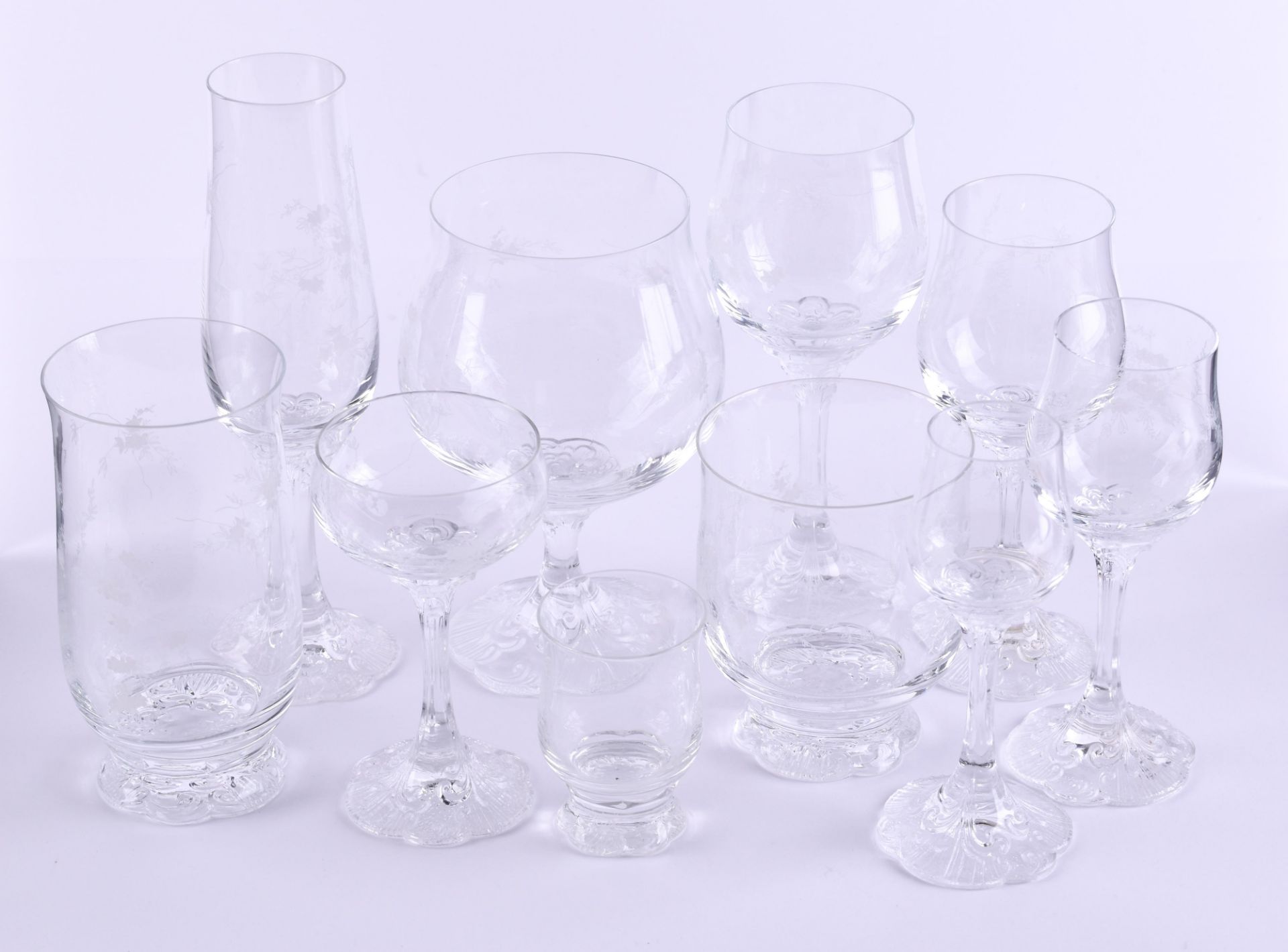 A group of glasses Rosenthal Classic Rose - Bild 2 aus 6