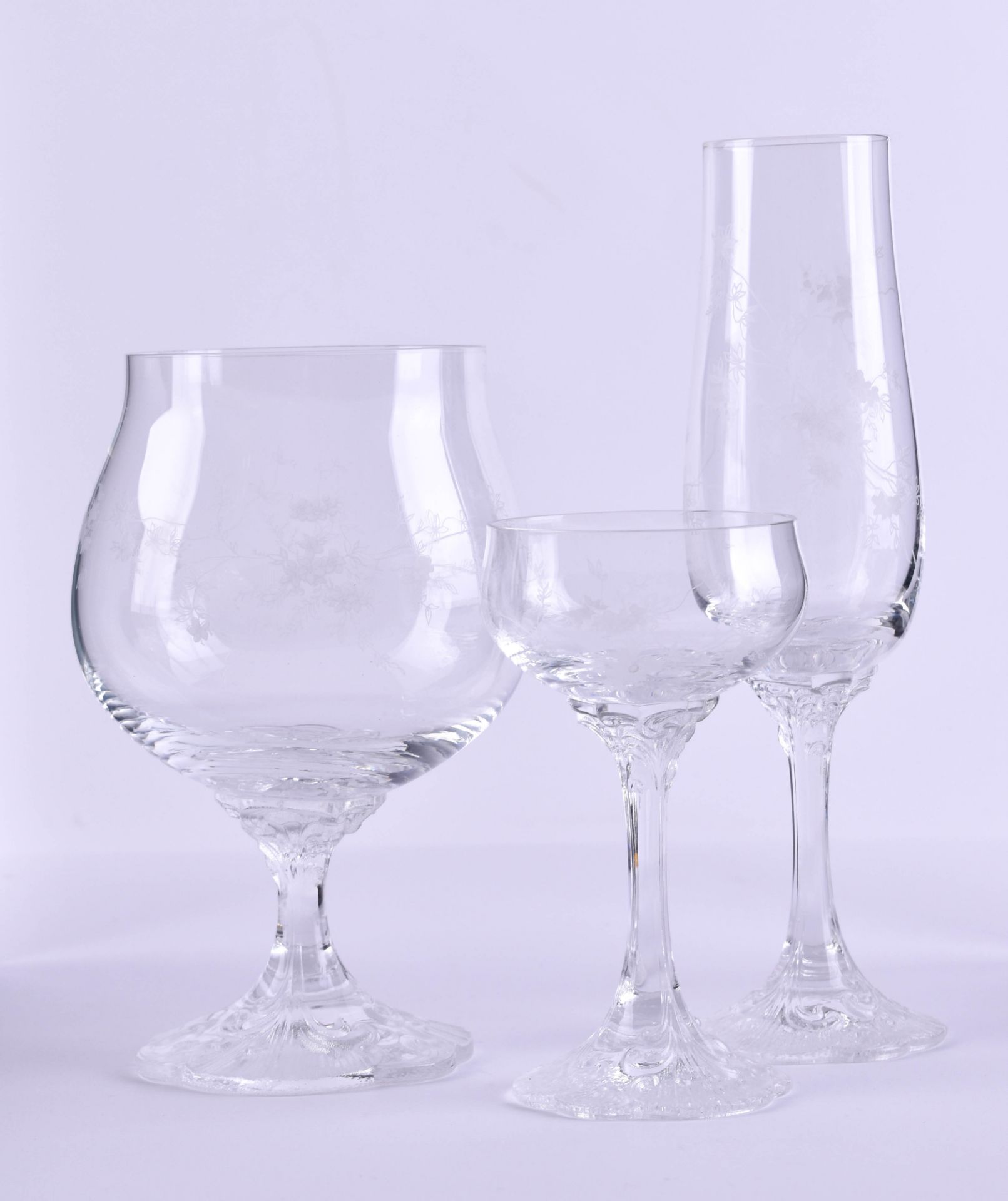 A group of glasses Rosenthal Classic Rose - Bild 4 aus 6