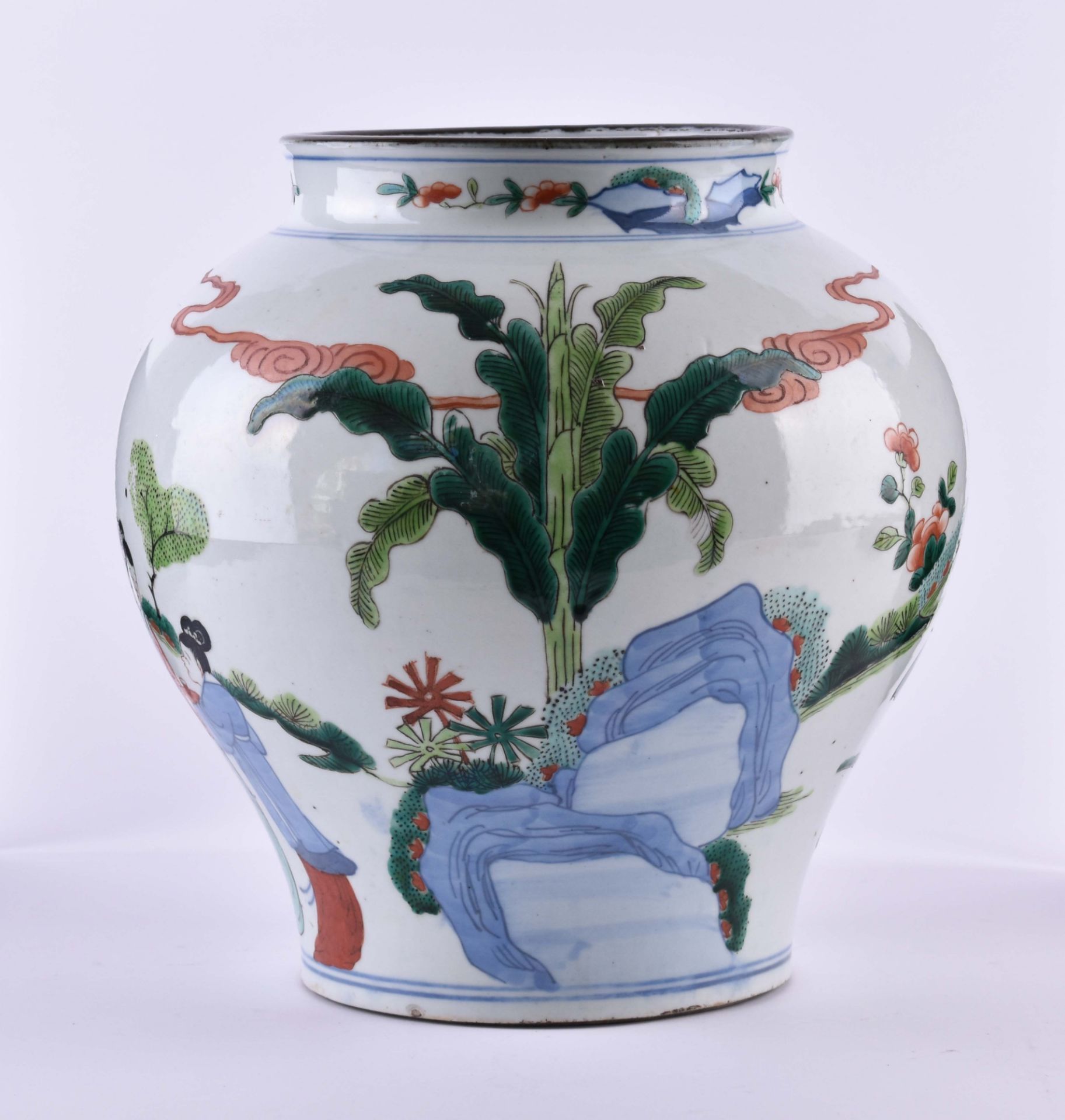 Ginger pot China Qing-period 19th century - Image 3 of 7