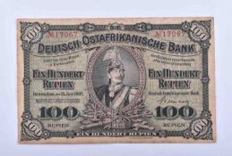 German African bank 100 Rupees1905