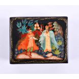 Lacquer box Russia 20th century