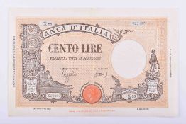 Italy 100 lire 1944