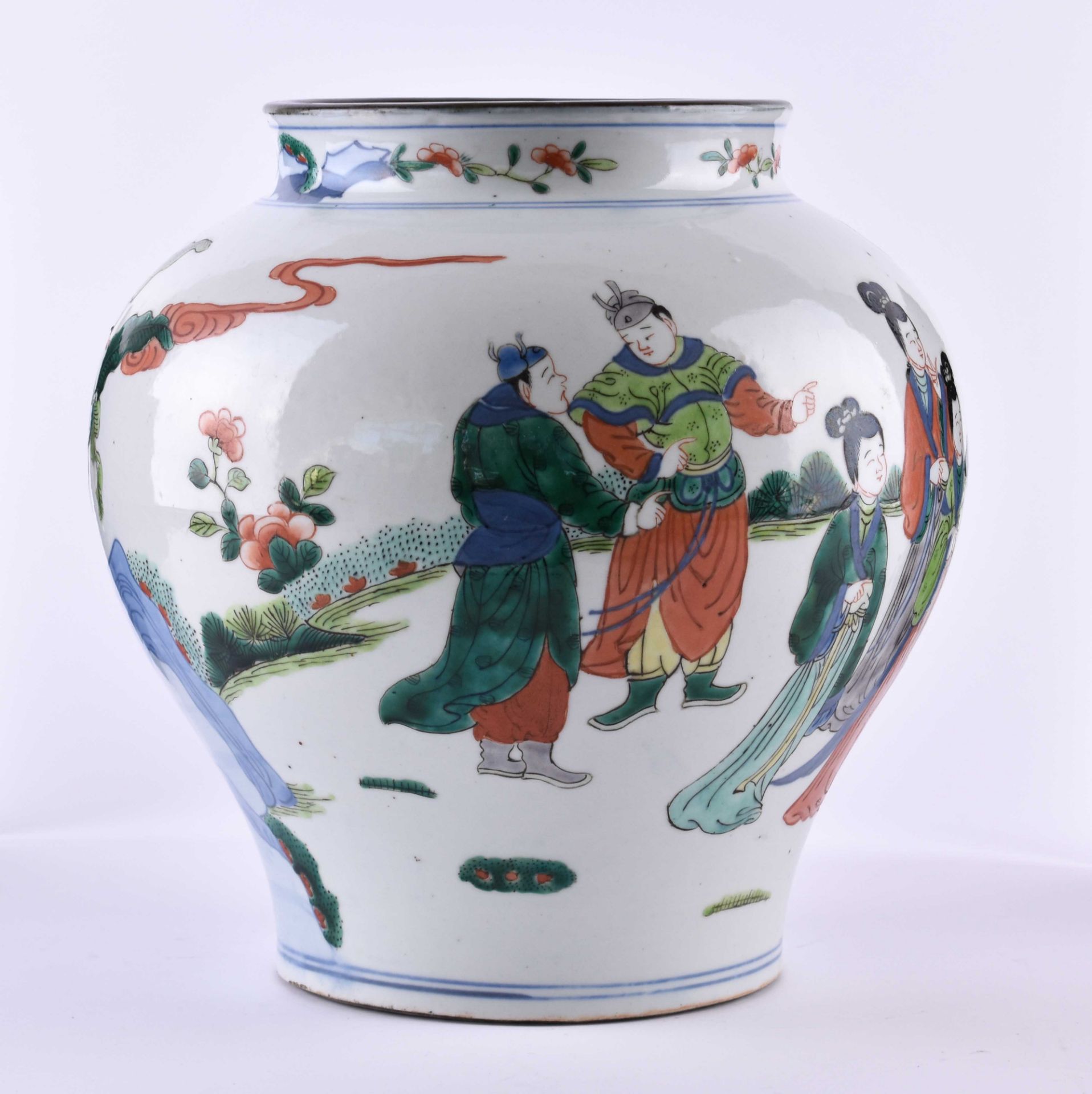 Ginger pot China Qing-period 19th century - Image 2 of 7