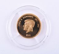 Liberia $ 25 Kennedy 2000