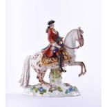 title: Equestrian statue of Friedrich August III. of Saxony, Meissen 19th century