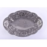 Art Nouveau pewter bowl