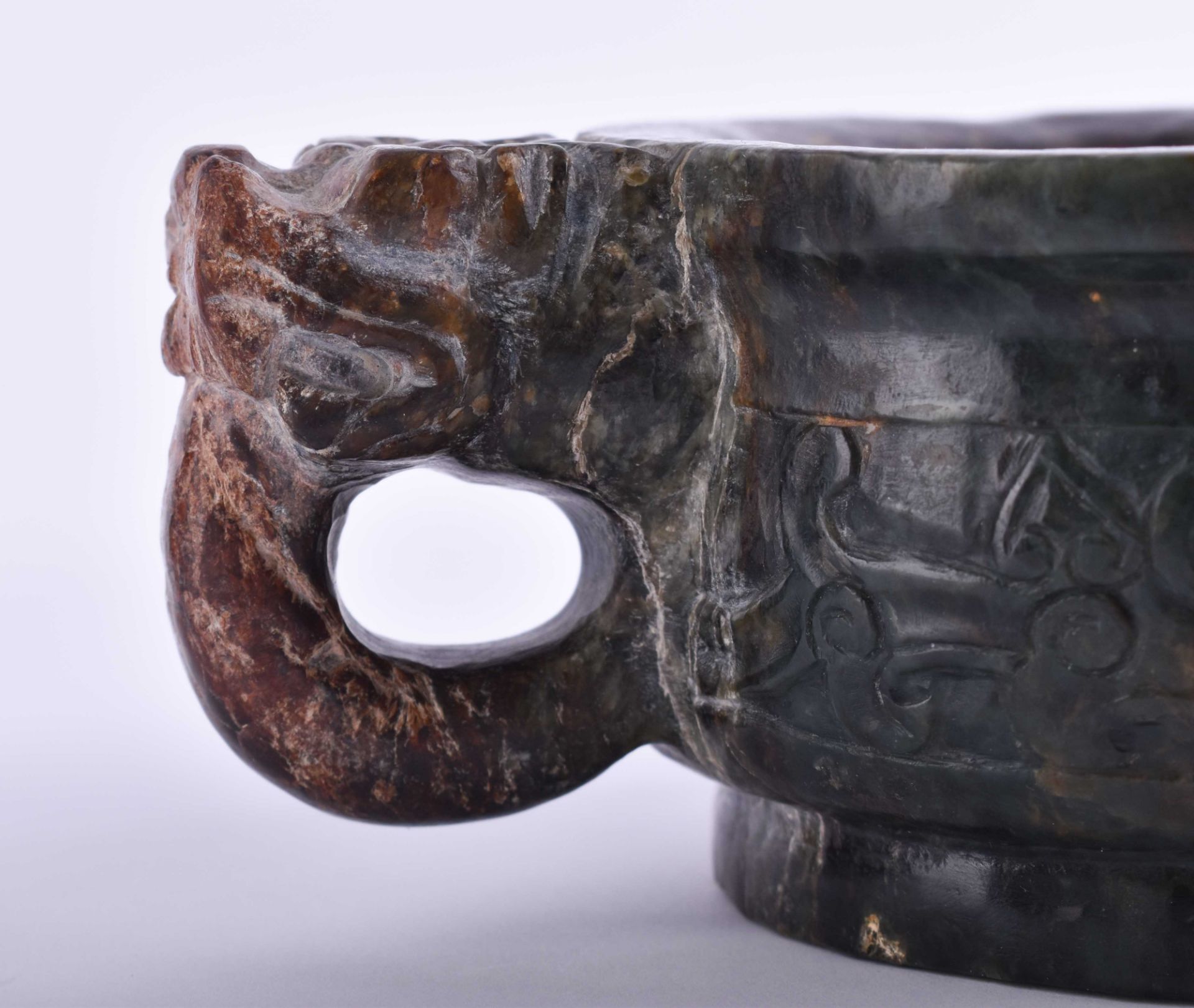  Jade vessel China Qing dynasty - Image 4 of 6