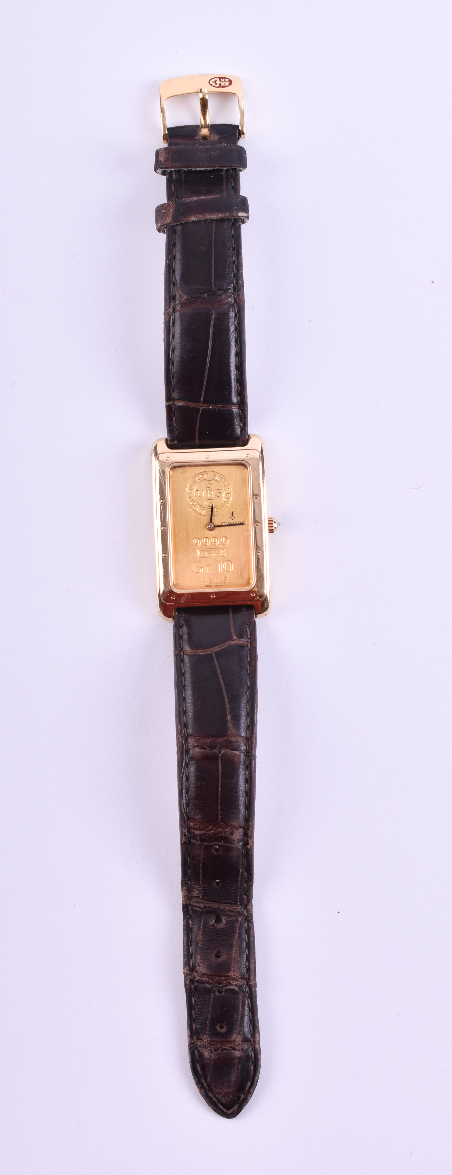 Corum Goldbarren Herrenuhr Karree  - Bild 2 aus 5