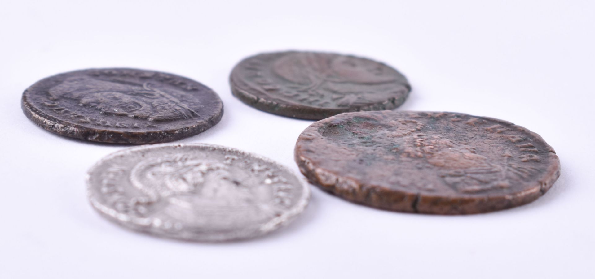 A group of antique Roman coins - Image 2 of 3