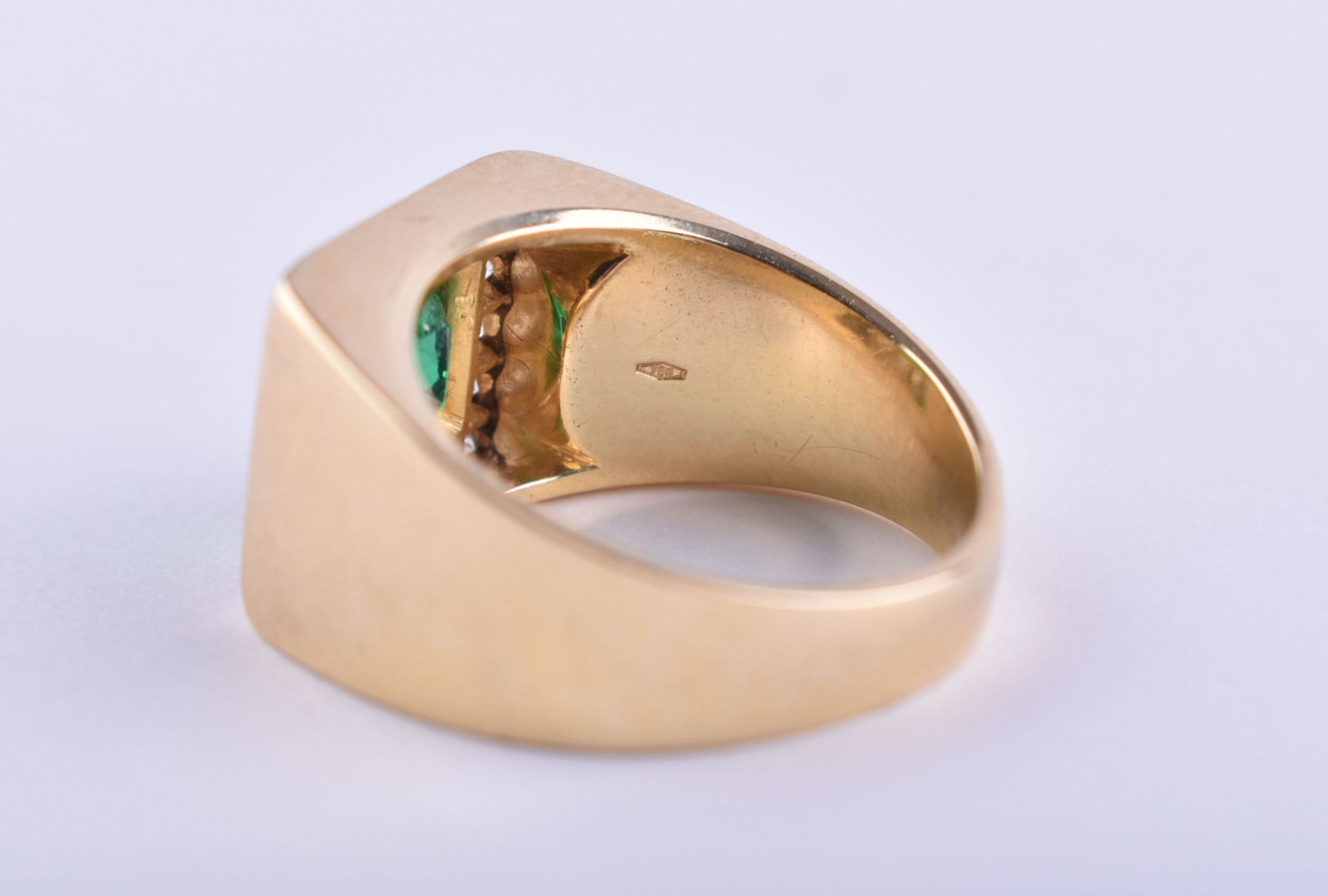 Smaragd Brillant Ring  - Bild 3 aus 5