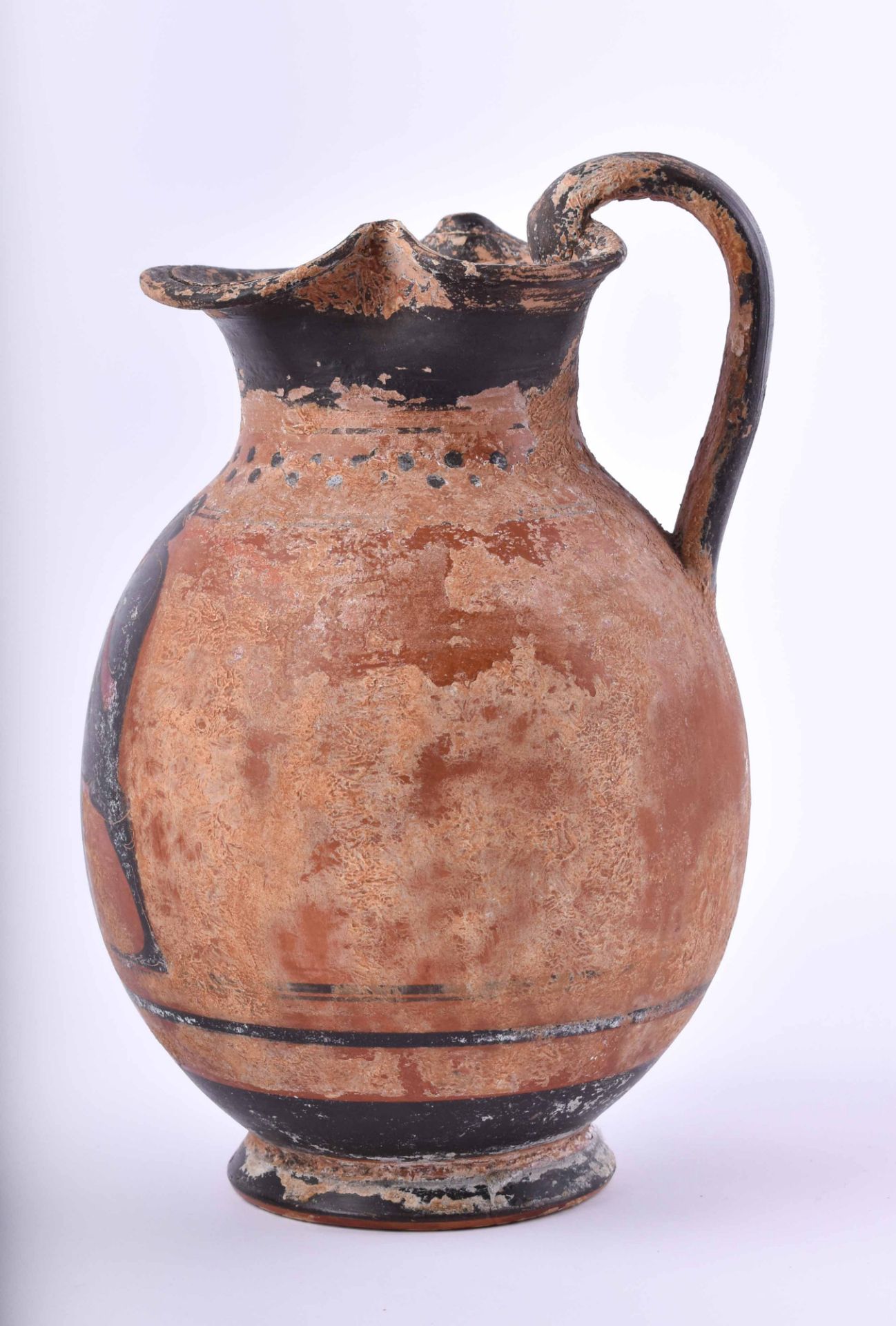 griechischer Henkelkrug wohl antik - spätantik  - Bild 4 aus 8