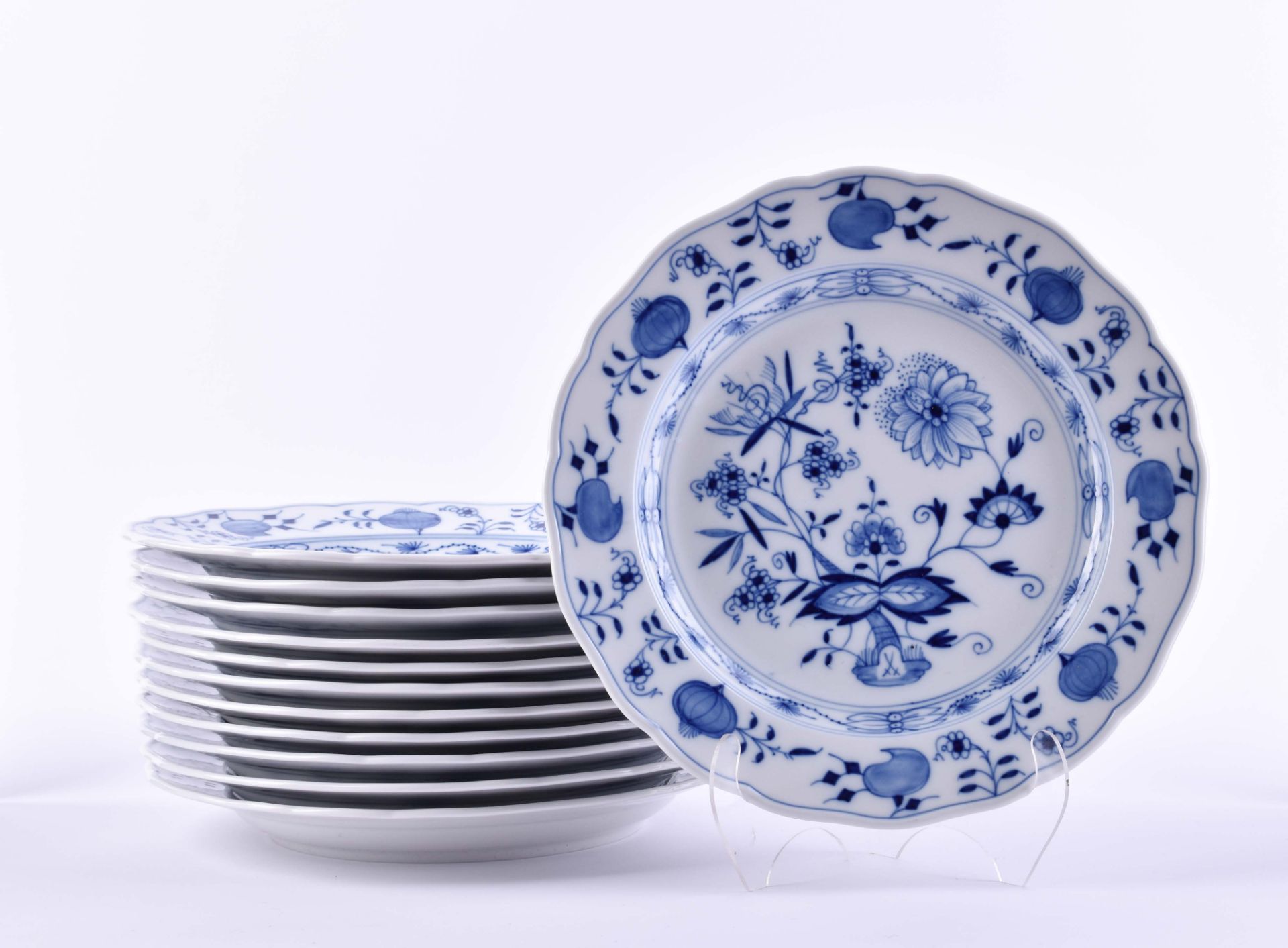 12 Speiseteller Meissen 