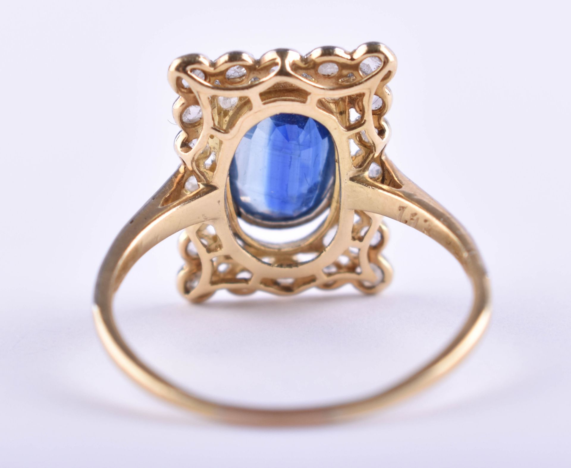Saphir Brillant Ring  - Bild 4 aus 5
